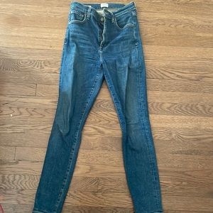 Tallis x AGOLDE sky high skinny jeans